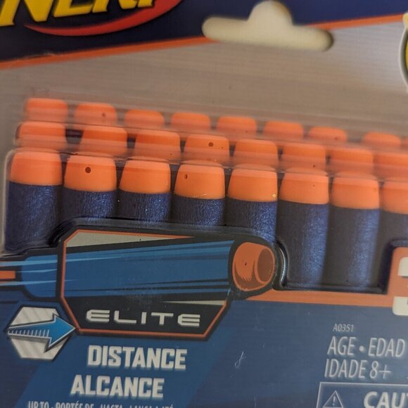 NWT Nerf 30X Elite Distance Foam Gun Blaster Darts Refill Pack Hasbro 85ft/26m - Picture 2 of 5